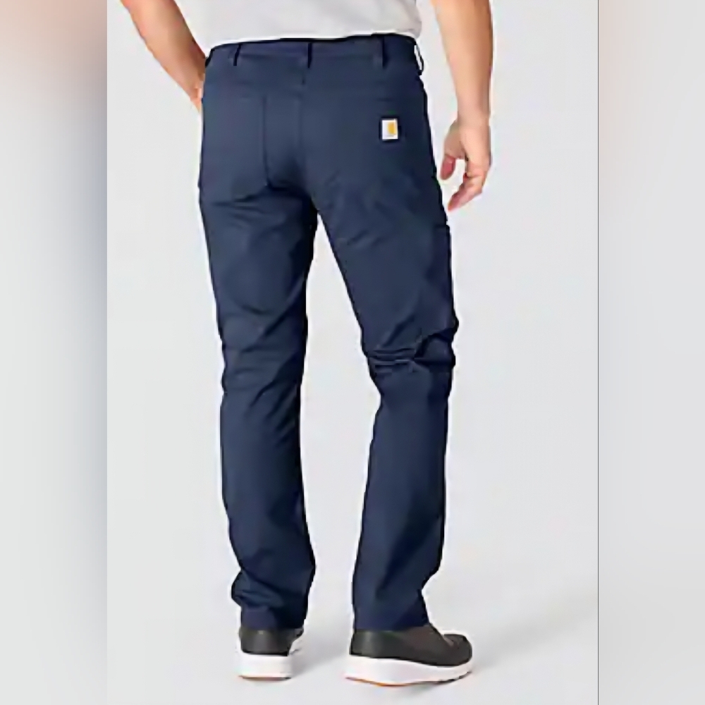 Carhartt FR Cat 2 2112 73478-20 Navy Twill Work Pants 33x32 34x31 See Size Note